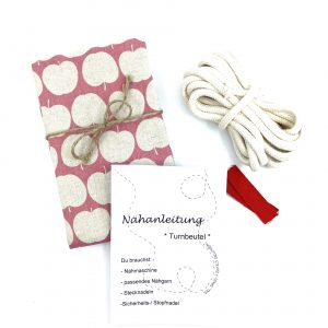 DIY Nähset "Turnbeutel rosa"