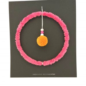 Anhänger "Kugel groß pink"