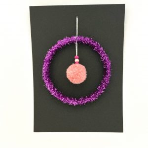 Anhänger "Kugel klein lila"