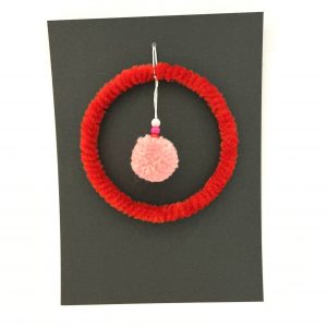 Anhänger "Kugel klein rot"