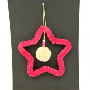 Anhänger "Stern pink"