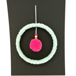 Anhänger "Kugel klein pastell"