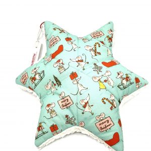 Stern-Kissen "Weihnachtsmaus"